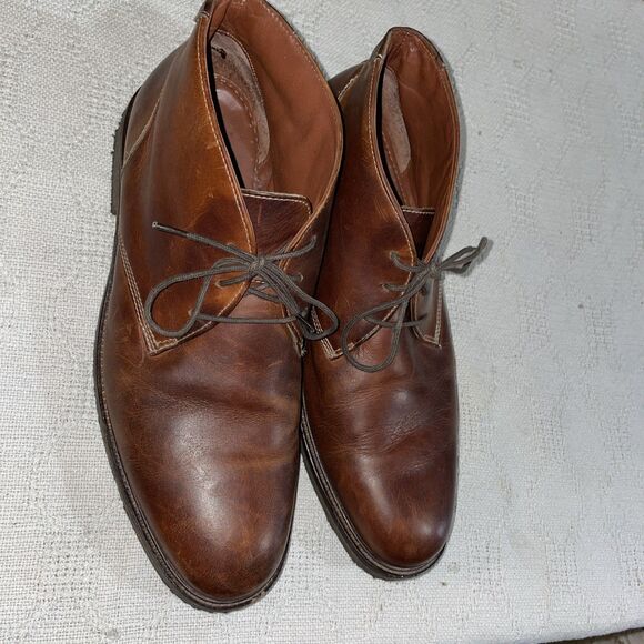 Johnston & Murphy Men’s Chukka Boots Size 12 M Brown Leather Going Out Party Fun main image 8